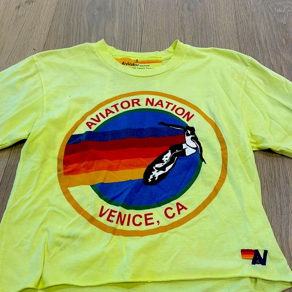 Aviator Nation Tops - size small aviator nation logo tee